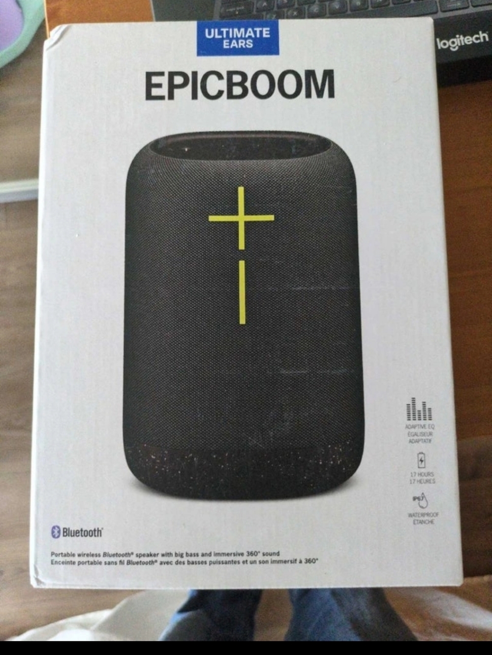 Ultimate Ears EPICBOOM Bluetooth Speaker - Black with Lime Accents